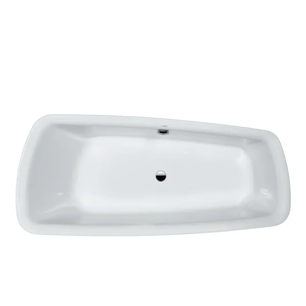 ASIMMETRICH BUILT IN BATHTUB WITH 80mm EDGE PALOMBA - LAUFEN