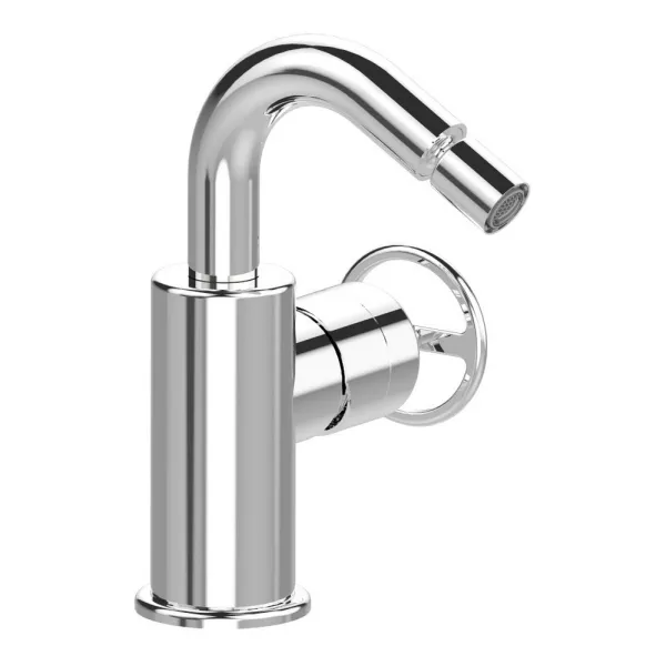 MISCELATORE BIDET MONOFORO LEVA LATERALE BOCCA GIREVOLE ELECTA -BELLOSTA