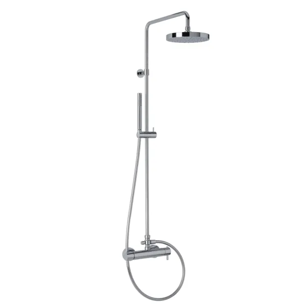 EXTERNAL THERMOSTATIC SHOWER MIXER WITH COMPLETE PIPE LIKE -BELLOSTA