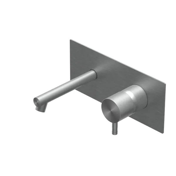 BUILT-IN SINGLE LEVER BASIN MIXER DIAMETRO 35 INOX - RITMONIO