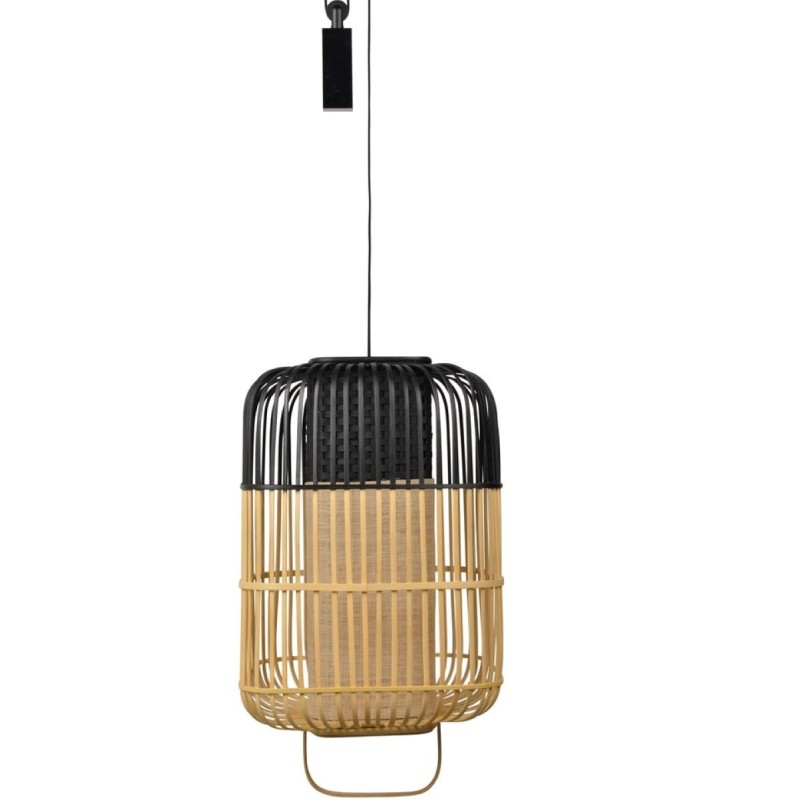 BAMBOO SQUARE L WHITE SUSPENSION LAMP - FORESTIER