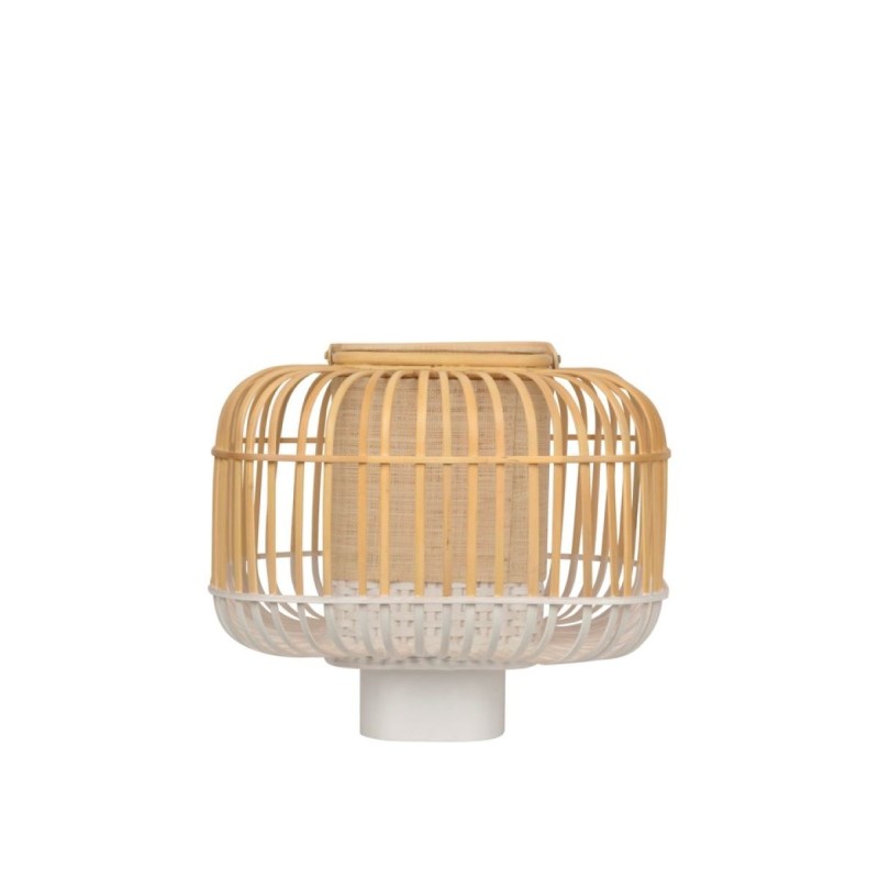 BAMBOO SQUARE S WHITE TABLE LAMP - FORESTIER