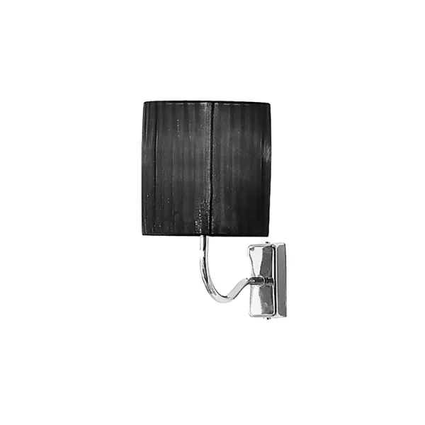 WALL LIGHT WITH BLACK SHADE - SCARABEO