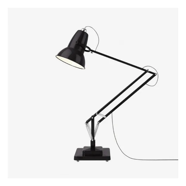 ANGLEPOISE ORIGINAL 1227 GIANT FLOOR LAMP  JET BLACK GLOSS FINISH -  ANGLEPOISE