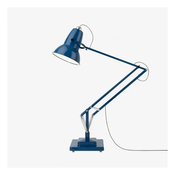 ANGLEPOISE ORIGINAL 1227 GIANT FLOOR LAMP SLATE  MARINE BLUE GLOSS FINISH  -  ANGLEPOISE