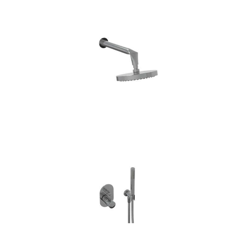 SHOWER SET FOLD CONCEALED SINGLE LEVER MIXER WITH DEVERTER -FLAMINIA