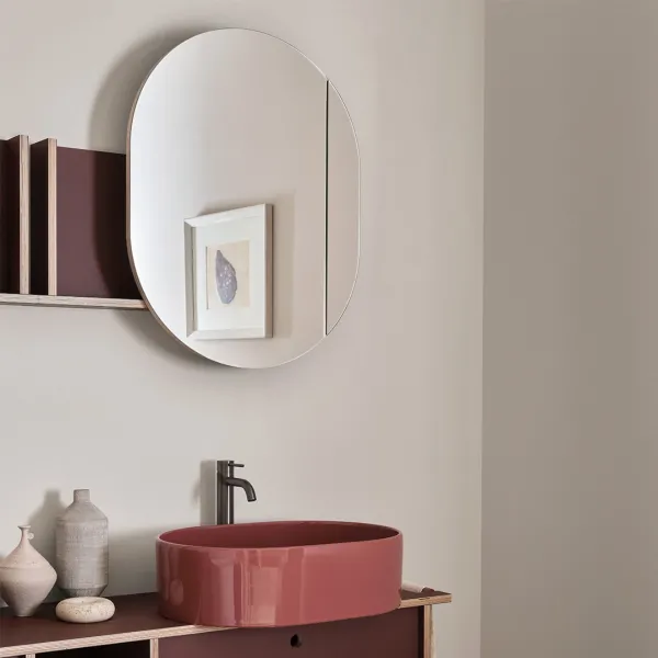 MIRROR THEO RIGHT CONTAINER - CIELO