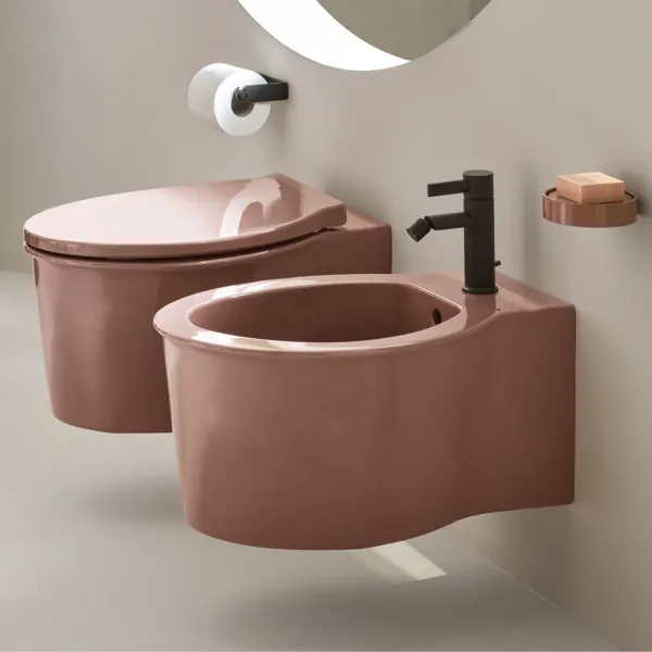 SUSPENDED BIDET THE BASINS WITHOUT BRIM - CIELO