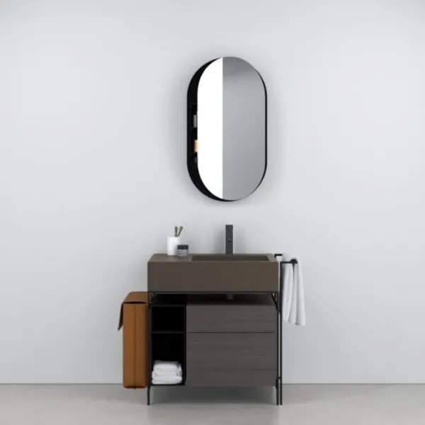 COMPOSITION NARCISO MINI WASHBASIN WITH CABINET  - CIELO