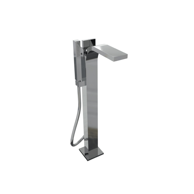 FREESTANDING DOUBLE LEVER BATH MIXER SI WITH DIVERTER -FLAMINIA