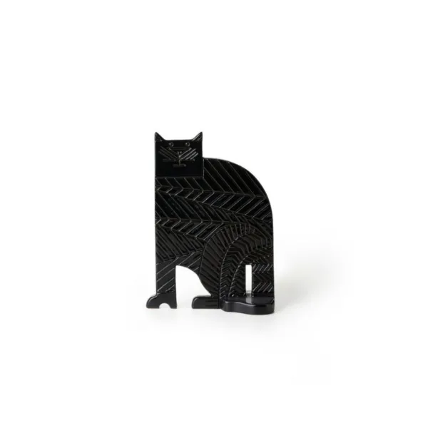 ALDO LONDI FIGURE CAT SITTING BLACK -BITOSSI