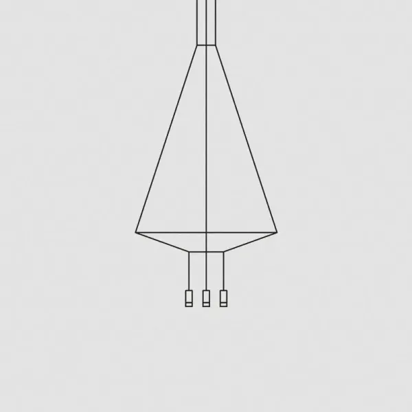 LAMPADA A SOSPENSIONE WIREFLOW DALI - VIBIA