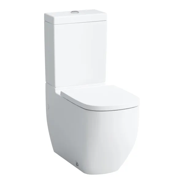 RIMLESS FLOOR-STANDING TOILET WITH FLUSHING CISTERN PALOMBA -LAUFEN
