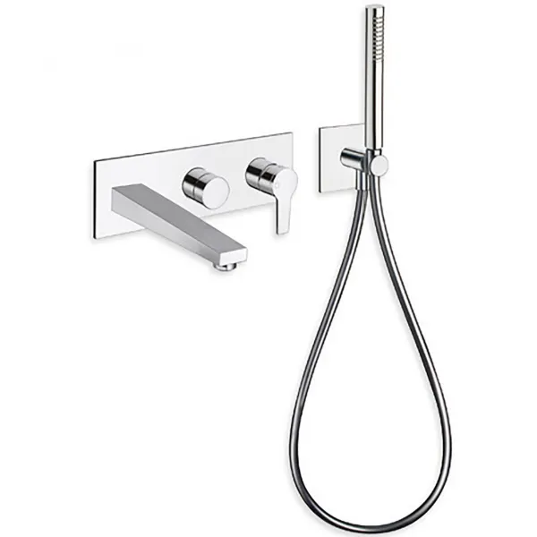 CONTEMPORARY LINES DIARIO WALL MOUNTED SHOWER BATH MIXER -  CRISTINA