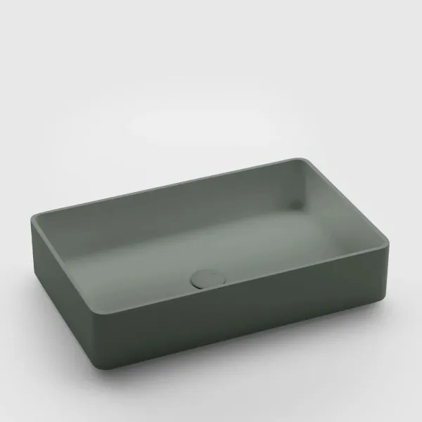 LAVABO MATT 58 SU CRISTALPLANT VERDE COMMODORE - FALPER