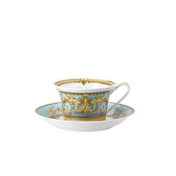 PRESTIGE GALA BLEU TEA CUP - ROSENTHAL VERSACE