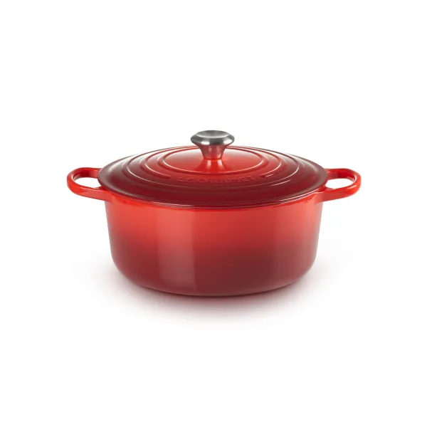 COCOTTE ROUND EVOLUTION 28 CILIEGIA - LE CREUSET