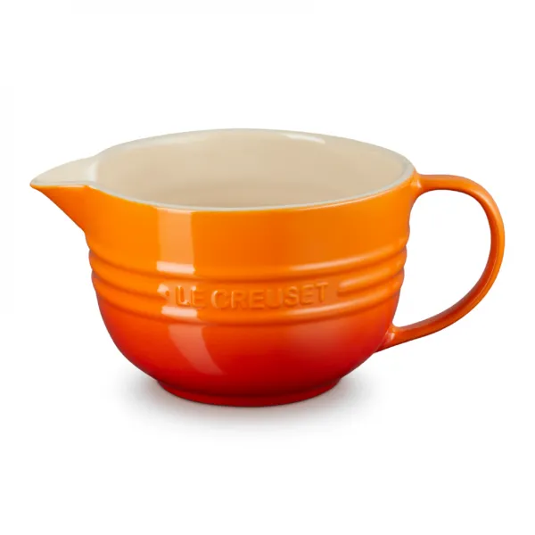 STONEWARE MIXING JUG ORANGE - LE CREUSET