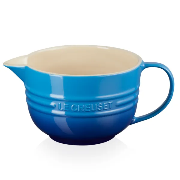 STONEWARE MIXING JUG AZURE - LE CREUSET