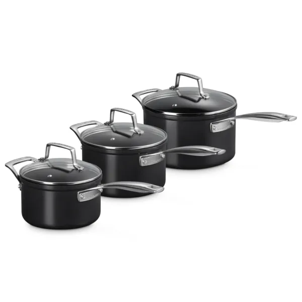 ESSENTIAL SET 3 CASSEROLES WITH LONG HANDLE - LE CREUSET